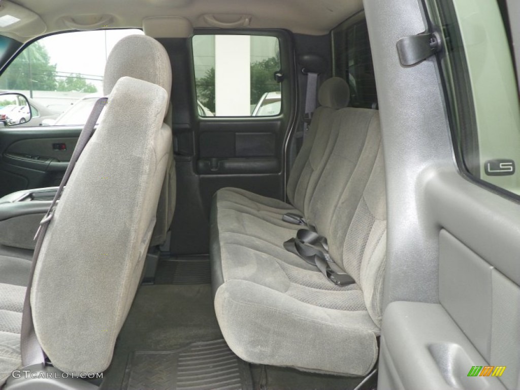 2003 Silverado 1500 LS Extended Cab 4x4 - Light Pewter Metallic / Dark Charcoal photo #6