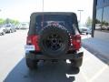 2007 Flame Red Jeep Wrangler Unlimited X 4x4  photo #20