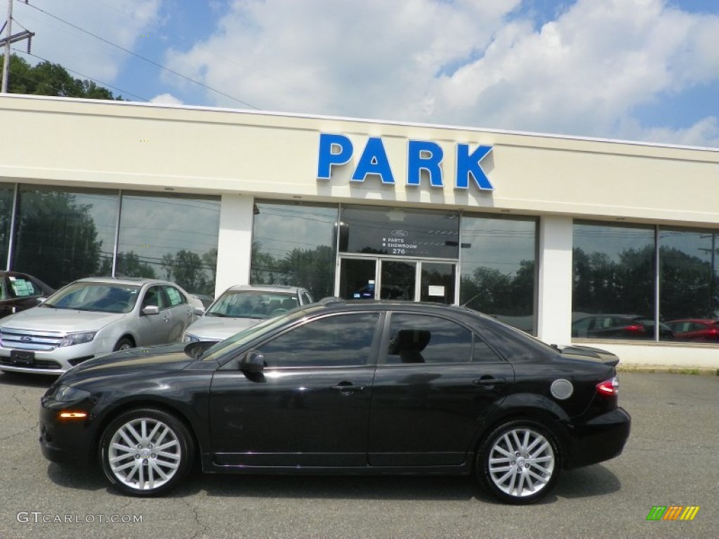 2007 MAZDA6 MAZDASPEED6 Grand Touring - Black Mica / Black photo #22