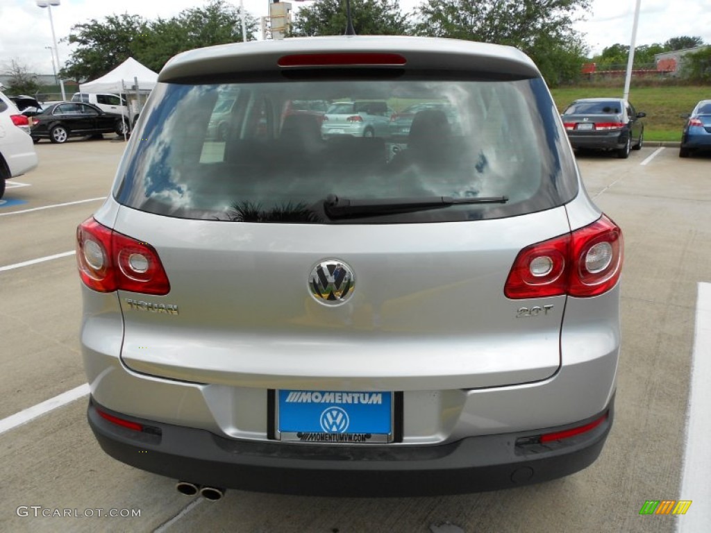 2011 Tiguan S - Reflex Silver Metallic / Charcoal photo #6