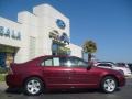 2007 Merlot Metallic Ford Fusion SE V6  photo #2