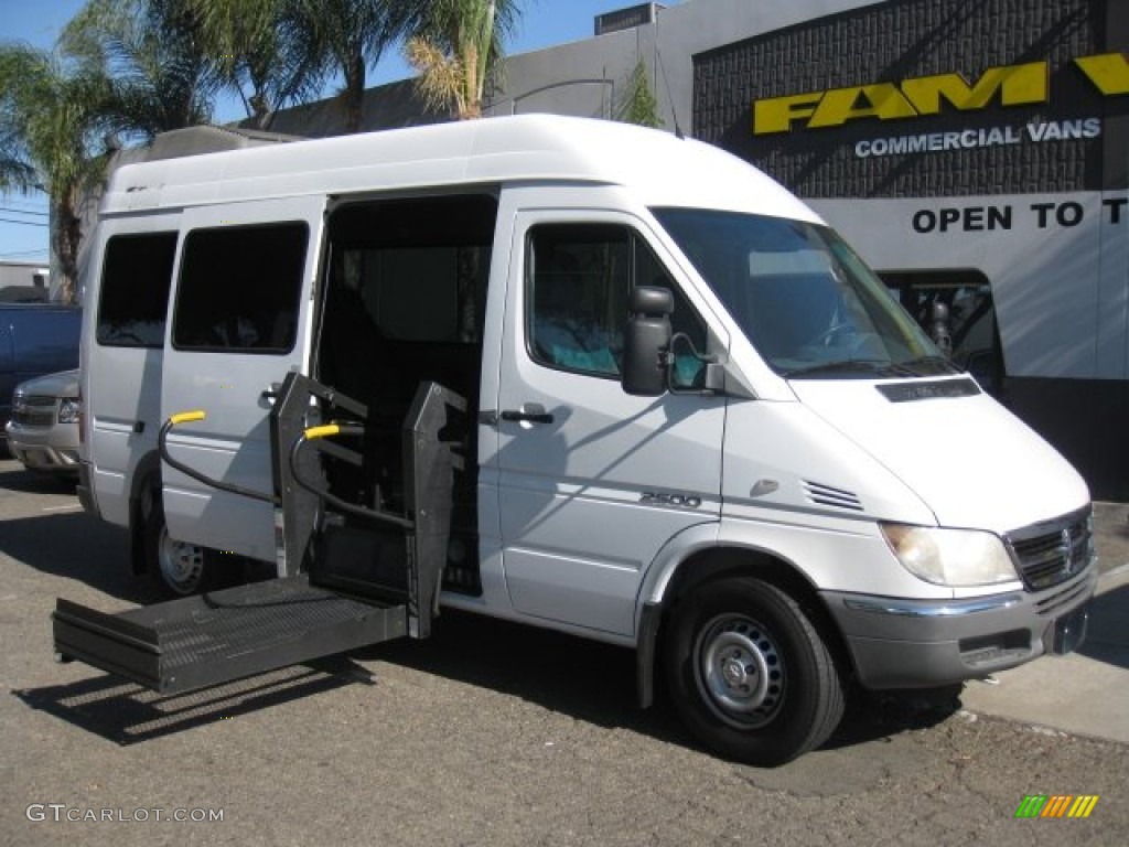 Arctic White 2004 Dodge Sprinter Van 2500 High Roof Wheelchair Access Exterior Photo #51048472