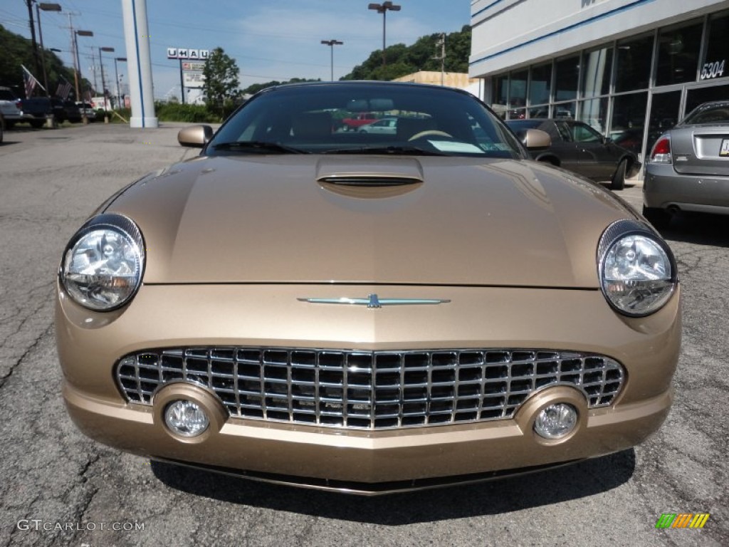 2005 Thunderbird Deluxe Roadster - Bronze Metallic / Black Ink/Light Sand photo #2