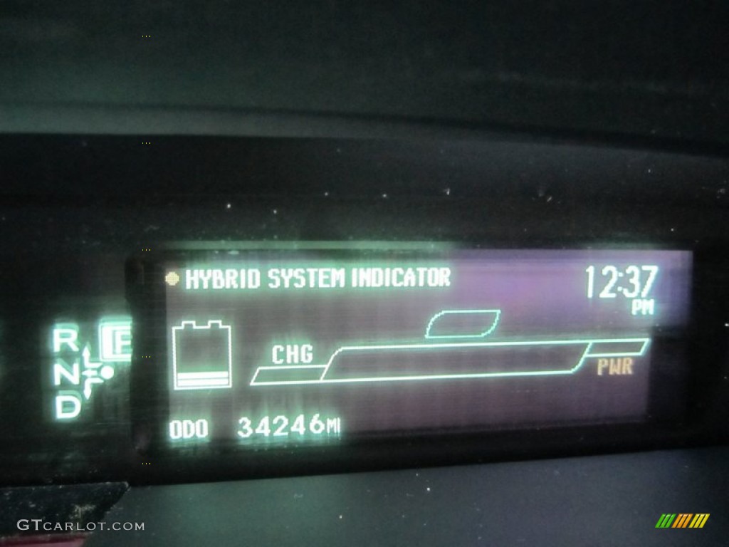 2010 Prius Hybrid II - Blue Ribbon Metallic / Misty Gray photo #30