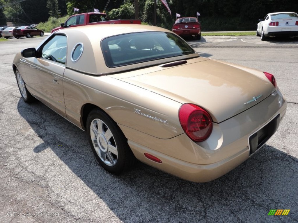 2005 Thunderbird Deluxe Roadster - Bronze Metallic / Black Ink/Light Sand photo #5