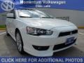 2009 Wicked White Satin Mitsubishi Lancer GTS  photo #1