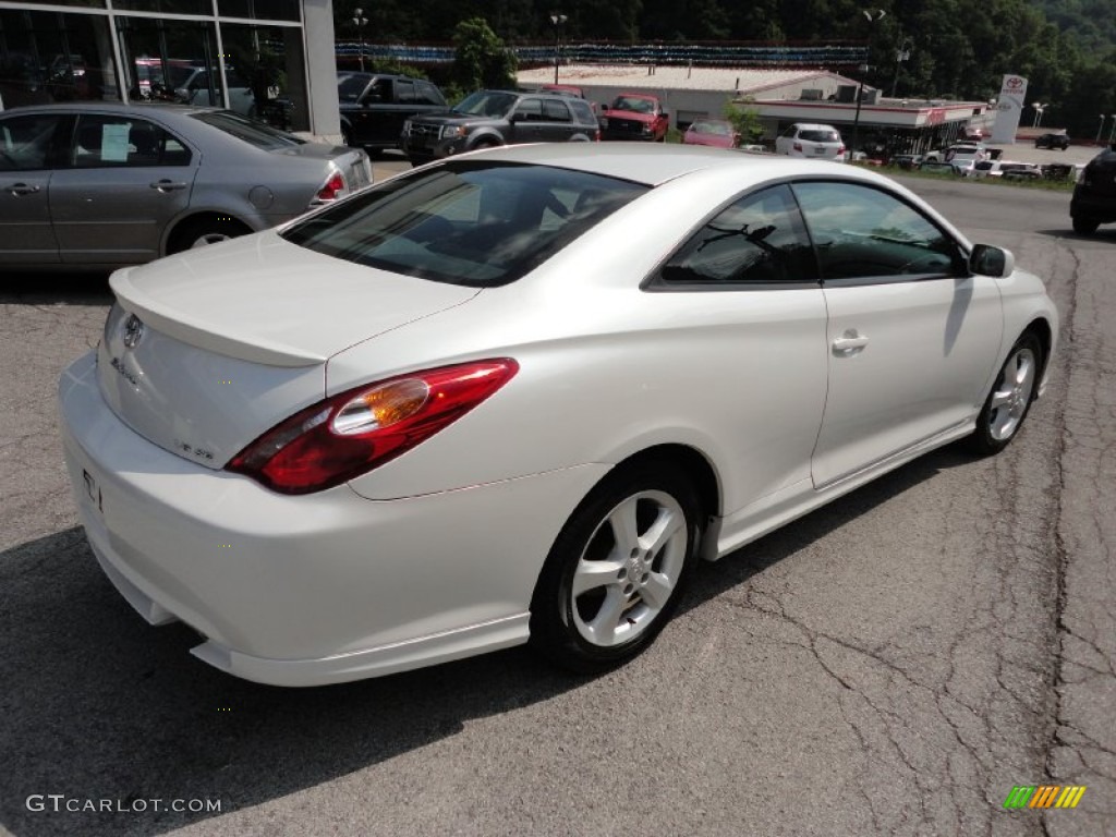 2006 Solara SE V6 Coupe - Arctic Frost Pearl / Charcoal photo #7