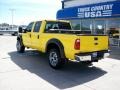 2008 Blazing Yellow Ford F250 Super Duty XLT Crew Cab 4x4  photo #2