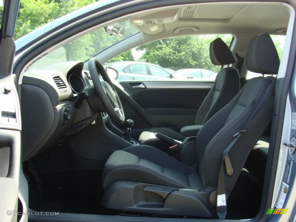 Titan Black Interior 2011 Volkswagen Golf 2 Door TDI Photo #51051298