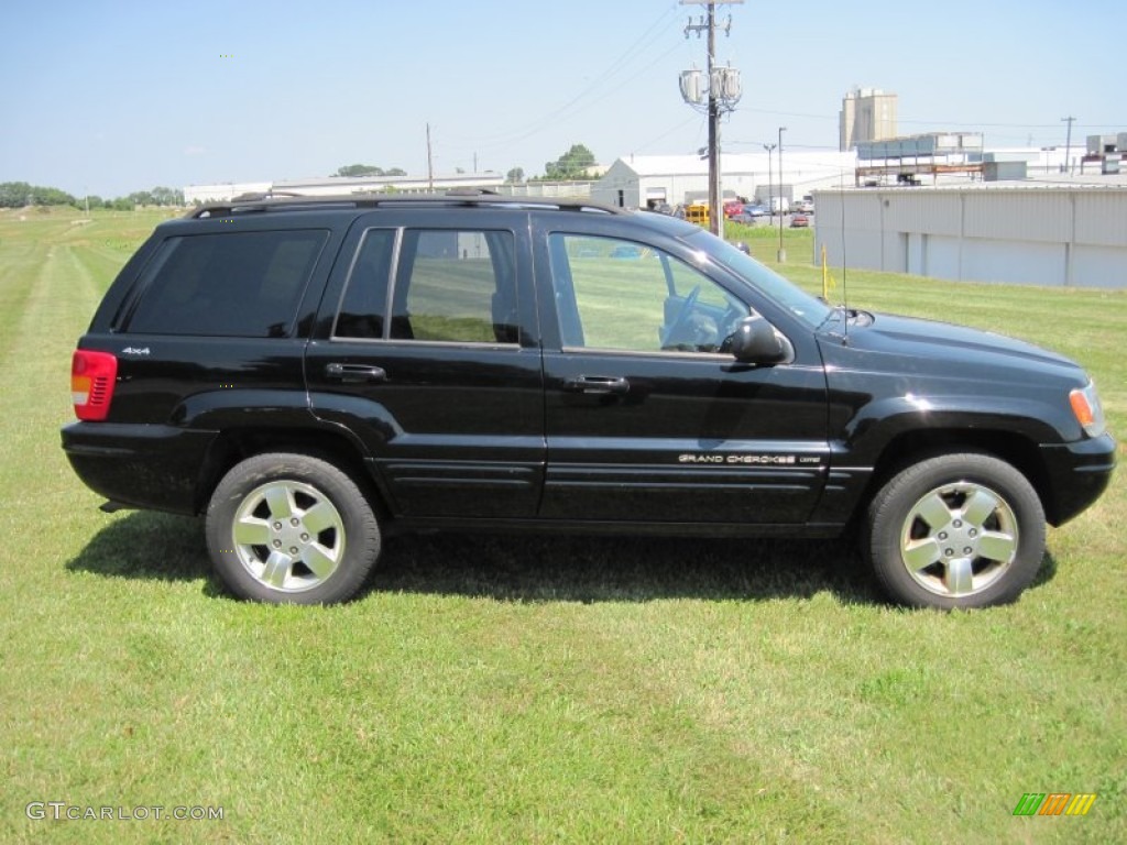 2001 Grand Cherokee Limited 4x4 - Black / Agate photo #1