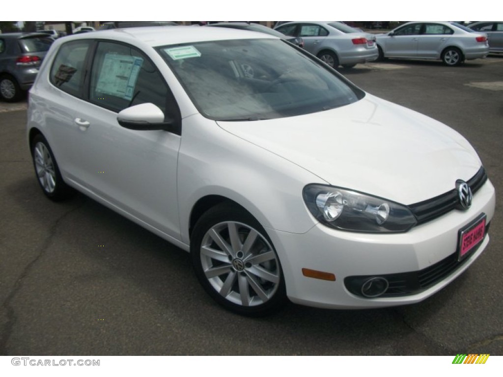 Candy White 2011 Volkswagen Golf 2 Door TDI Exterior Photo #51051592
