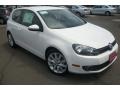 Candy White 2011 Volkswagen Golf 2 Door TDI Exterior