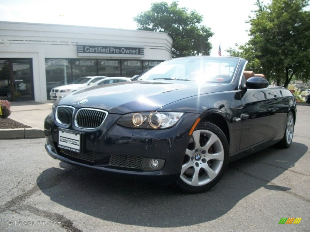 2008 3 Series 335i Convertible - Monaco Blue Metallic / Saddle Brown/Black photo #1