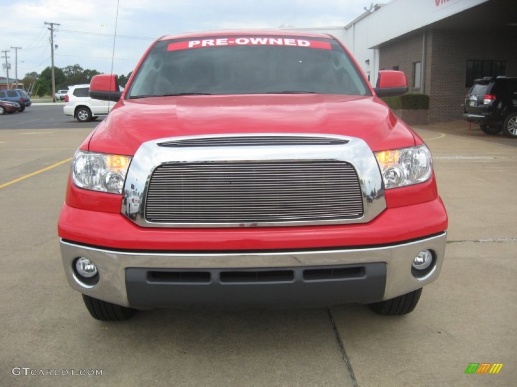 2008 Tundra Double Cab - Radiant Red / Graphite Gray photo #2