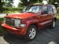 2008 Red Rock Crystal Pearl Jeep Liberty Limited 4x4  photo #1