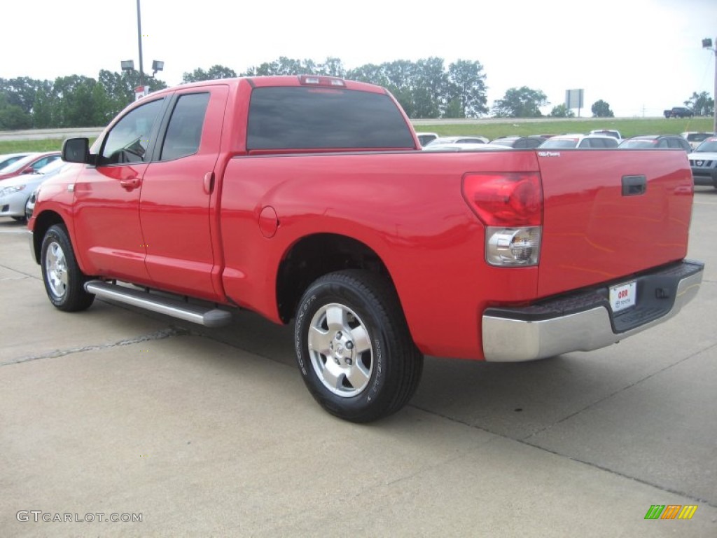 2008 Tundra Double Cab - Radiant Red / Graphite Gray photo #5