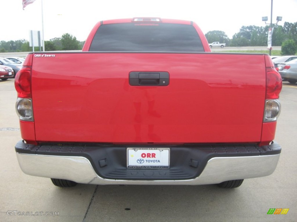 2008 Tundra Double Cab - Radiant Red / Graphite Gray photo #6