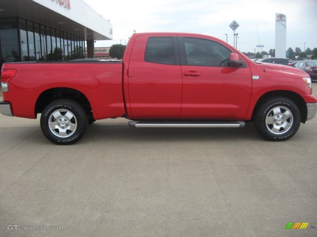 2008 Tundra Double Cab - Radiant Red / Graphite Gray photo #8