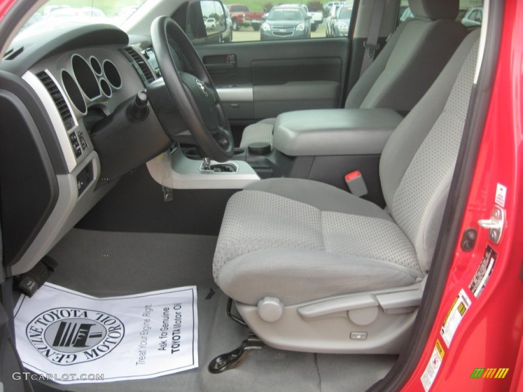 2008 Tundra Double Cab - Radiant Red / Graphite Gray photo #11