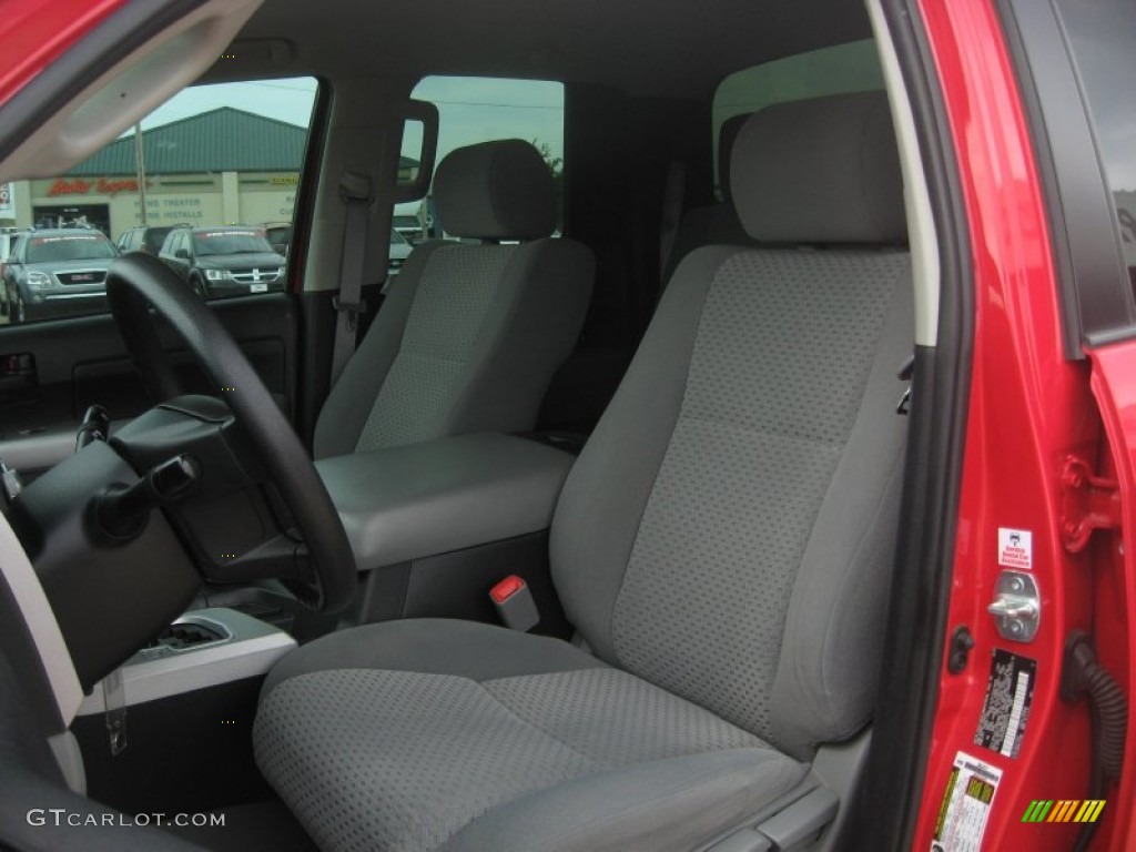 2008 Tundra Double Cab - Radiant Red / Graphite Gray photo #13