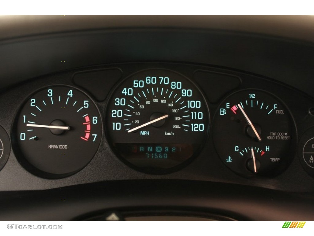 2002 Buick Regal LS Gauges Photo #51054526