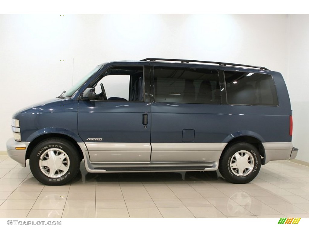 Medium Cadet Blue Metallic 2000 Chevrolet Astro Passenger Van Exterior Photo #51054748