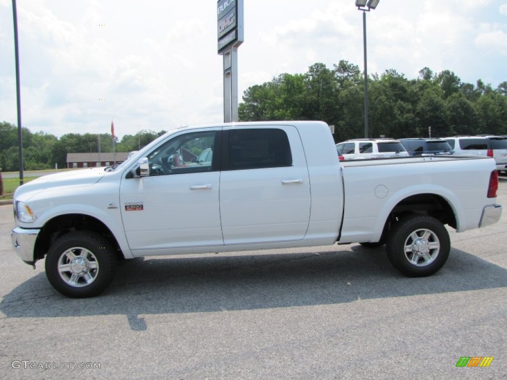 Bright White 2011 Dodge Ram 2500 HD Laramie Mega Cab 4x4 Exterior Photo #51056479