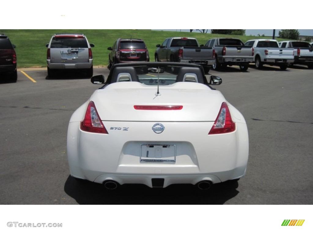 Pearl White 2010 Nissan 370Z Touring Roadster Exterior Photo #51056482