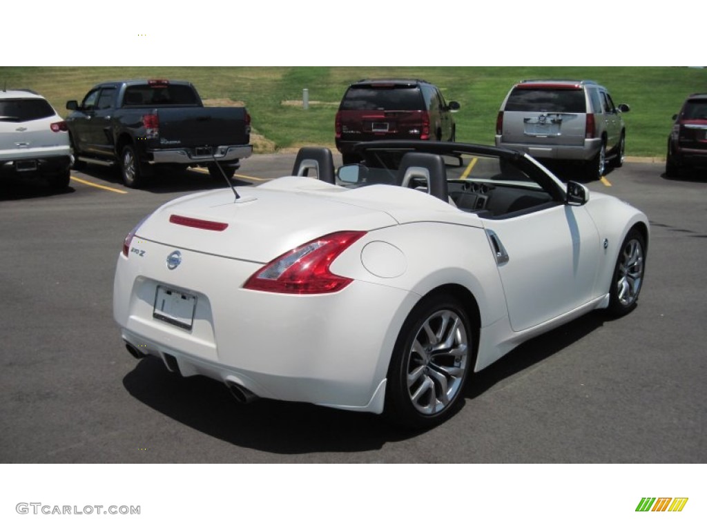 Pearl White 2010 Nissan 370Z Touring Roadster Exterior Photo #51056491