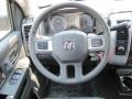 Dark Slate 2011 Dodge Ram 2500 HD Laramie Mega Cab 4x4 Steering Wheel
