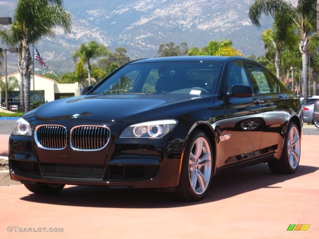 2012 7 Series 750i Sedan - Jet Black / Black photo #1