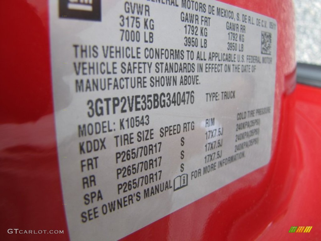 2011 Sierra 1500 SLE Crew Cab 4x4 - Fire Red / Dark Titanium/Light Titanium photo #23