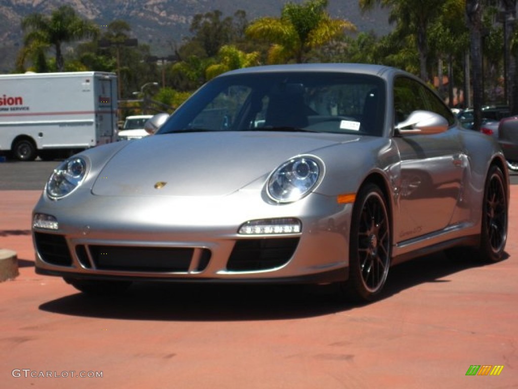 2012 911 Carrera GTS Coupe - Platinum Silver Metallic / Black photo #1
