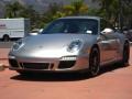 Platinum Silver Metallic 2012 Porsche 911 Carrera GTS Coupe