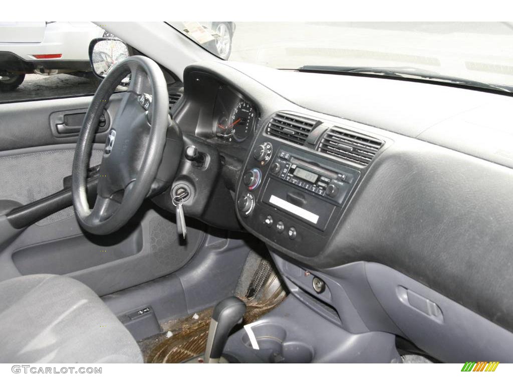 2001 Civic EX Sedan - Eternal Blue Pearl / Gray photo #9
