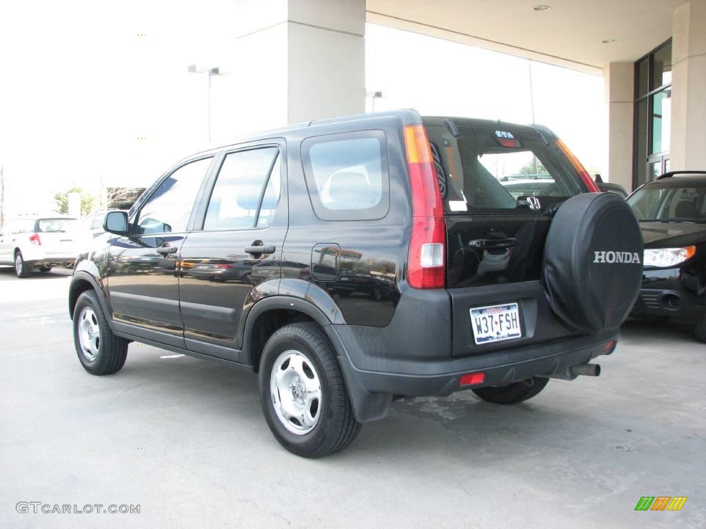 2003 CR-V LX - Nighthawk Black Pearl / Black photo #6