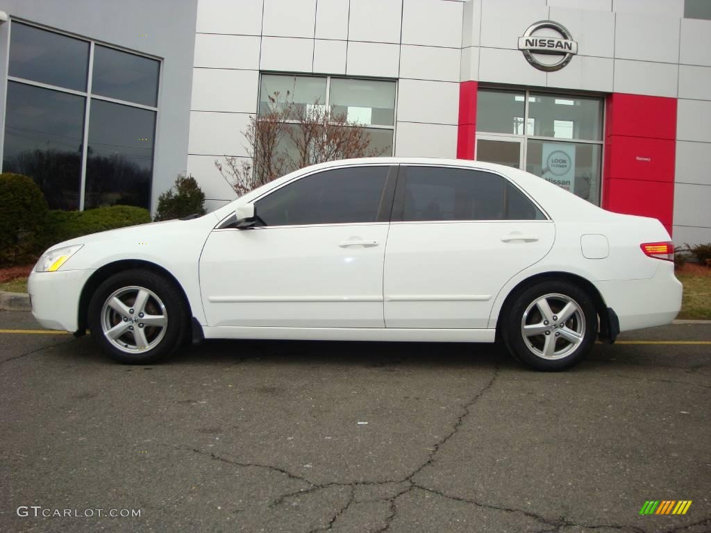 2004 Accord EX-L Sedan - Taffeta White / Ivory photo #2
