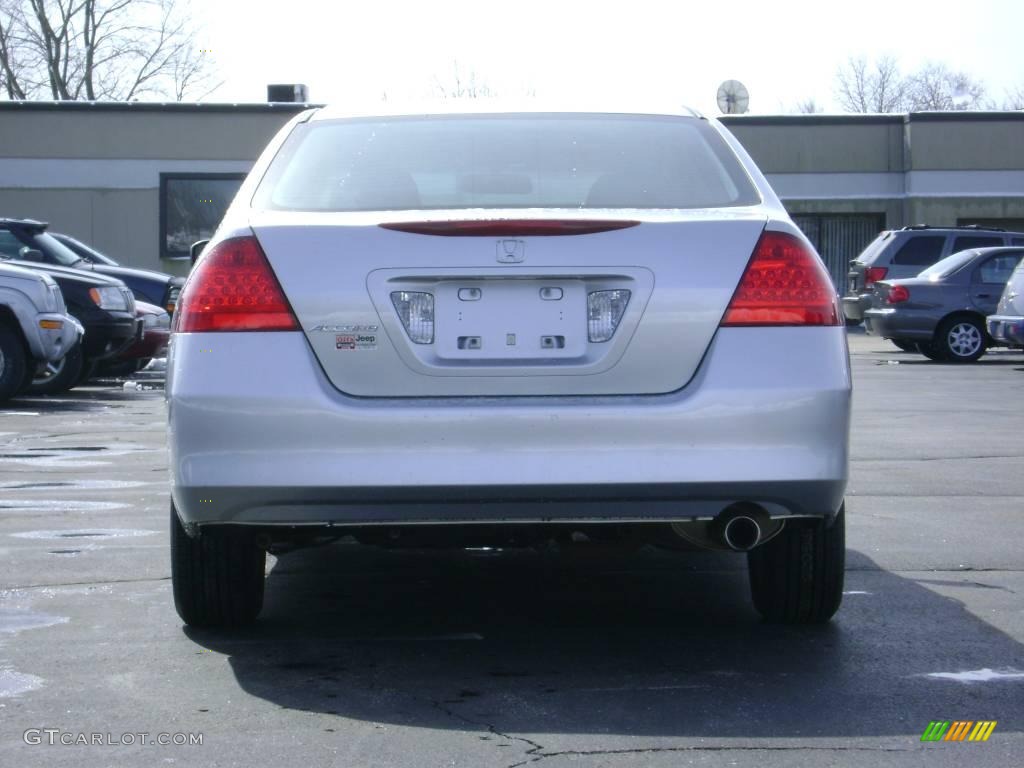 2006 Accord EX Sedan - Alabaster Silver Metallic / Black photo #6