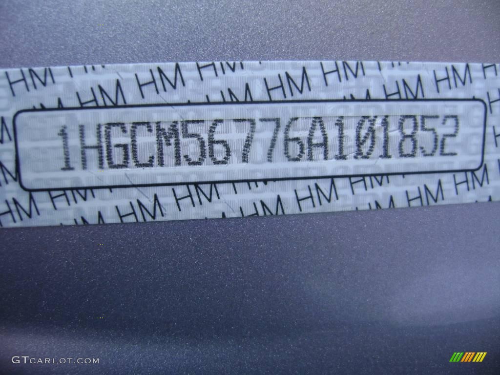 2006 Accord EX Sedan - Alabaster Silver Metallic / Black photo #16