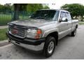 Pewter Metallic 2002 GMC Sierra 2500HD SLE Crew Cab 4x4