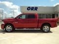 2010 Inferno Red Crystal Pearl Dodge Ram 1500 Sport Crew Cab  photo #8