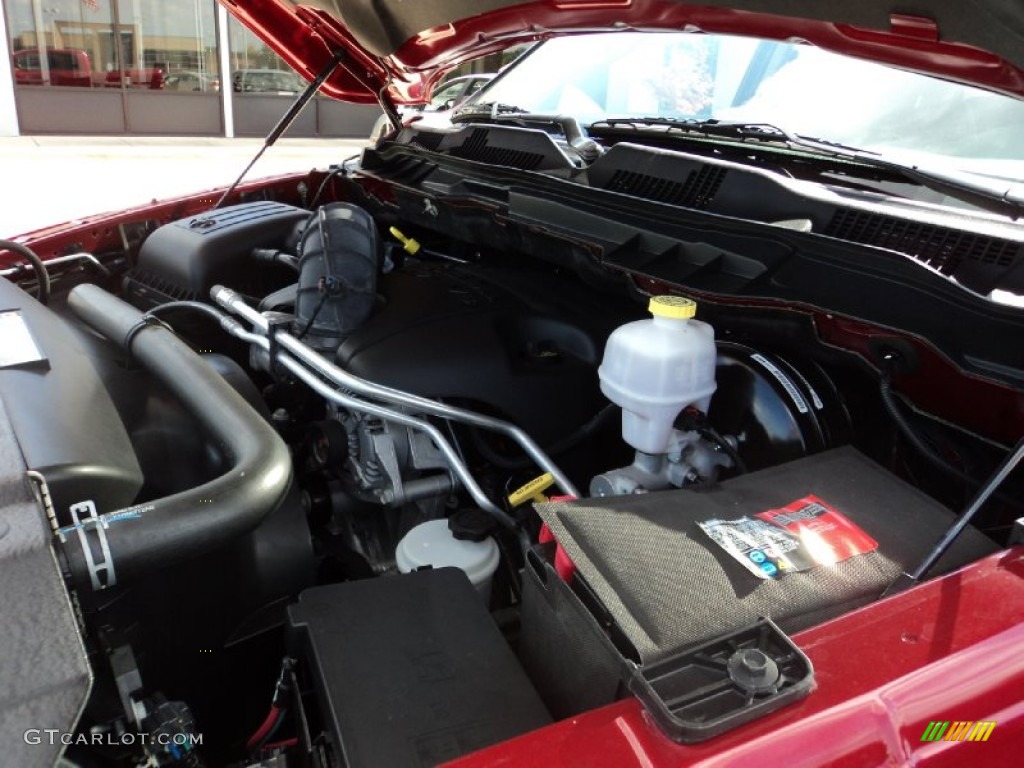 2010 Ram 1500 Sport Crew Cab - Inferno Red Crystal Pearl / Dark Slate Gray photo #13