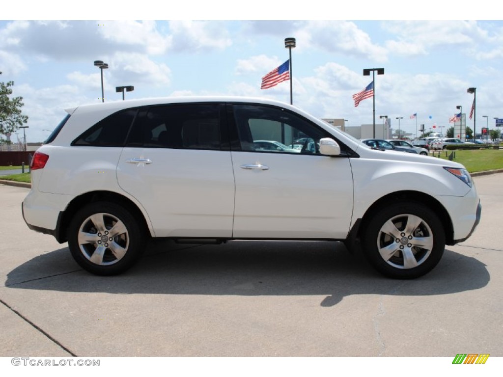 2007 MDX Sport - Aspen White Pearl / Bordeaux photo #4