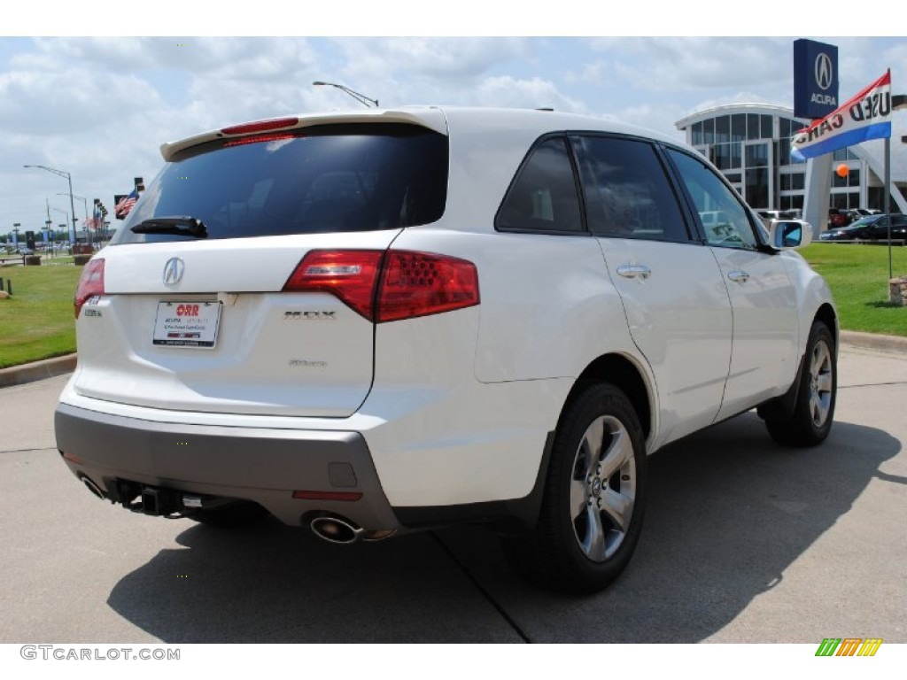 2007 MDX Sport - Aspen White Pearl / Bordeaux photo #5