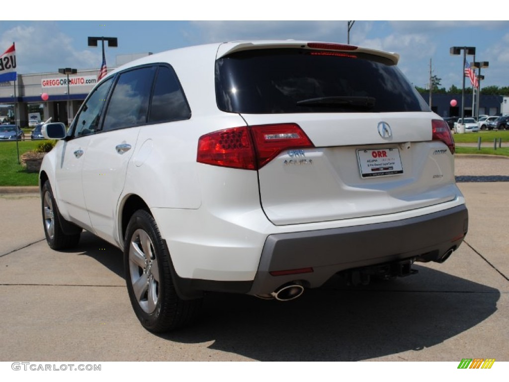 2007 MDX Sport - Aspen White Pearl / Bordeaux photo #6