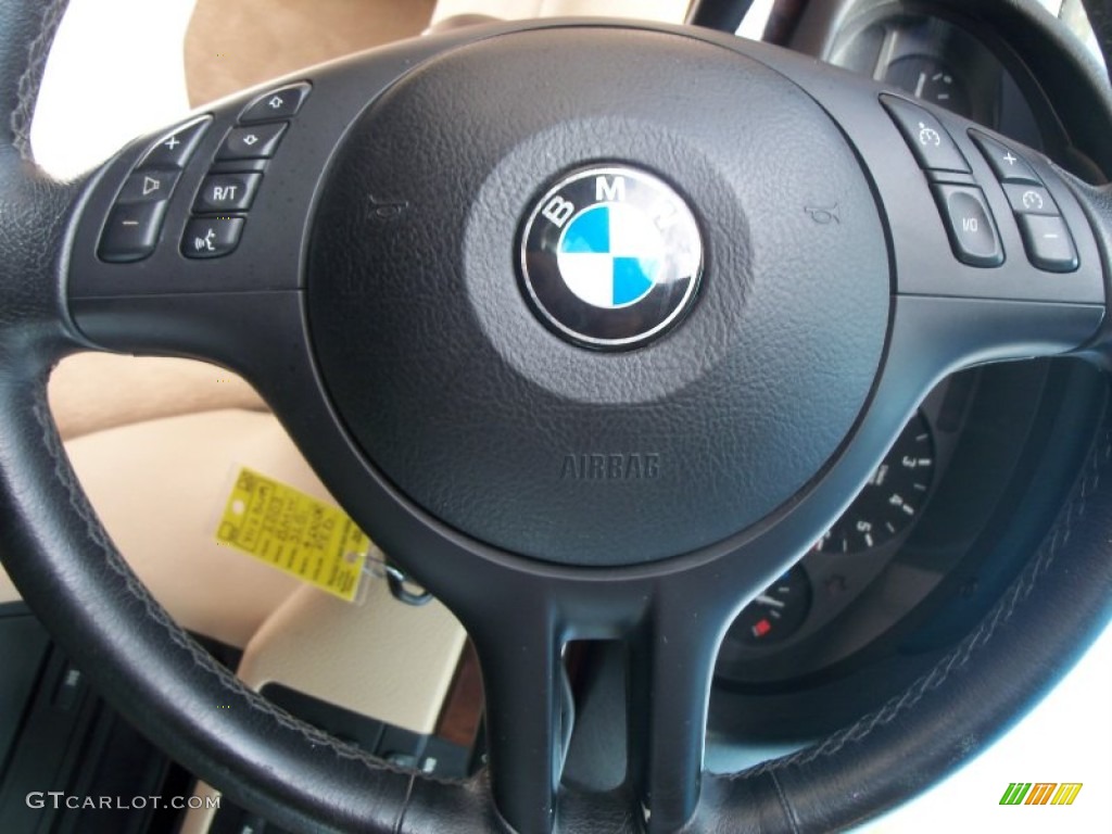 2003 3 Series 325i Sedan - Electric Red / Sand photo #12