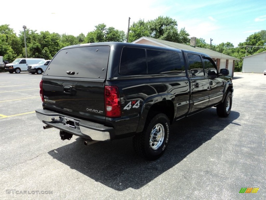 2003 Silverado 1500 LT Crew Cab 4x4 - Dark Gray Metallic / Dark Charcoal photo #3