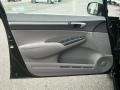 Gray 2009 Honda Civic EX Sedan Door Panel