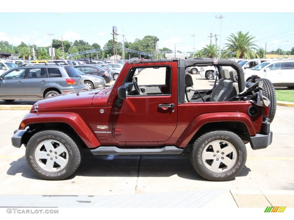 Red Rock Crystal Pearl 2007 Jeep Wrangler Sahara 4x4 Exterior Photo #51062377