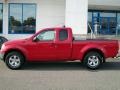2009 Red Alert Nissan Frontier SE King Cab 4x4  photo #3